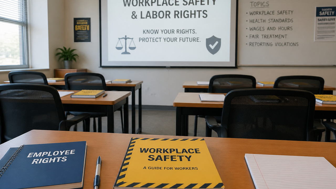 В техникуме строительства провели урок о трудов...