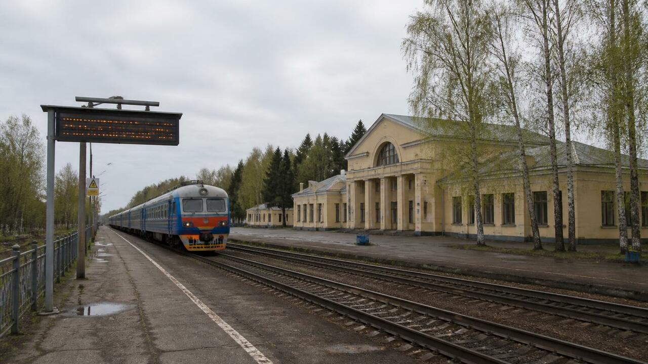РЖД изменит расписание пригородных поездов в Ар...
