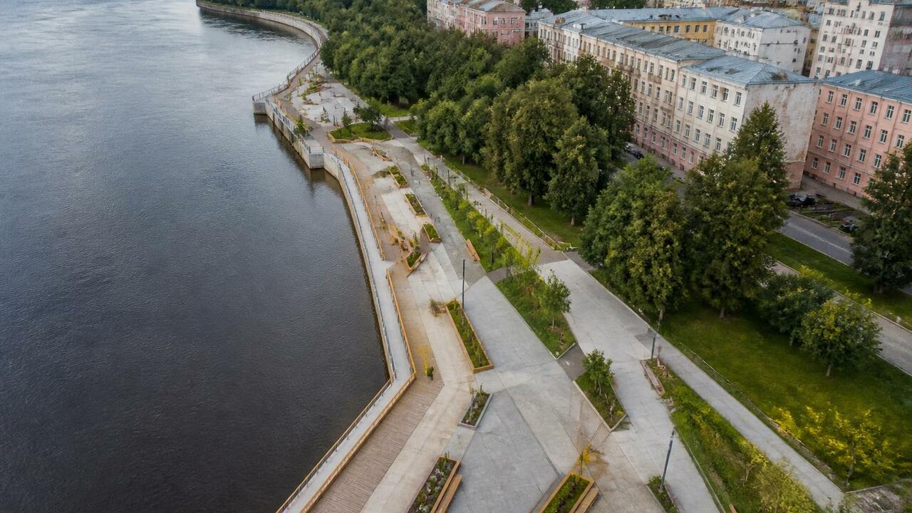 Первый этап благоустройства набережной Зрячева ...