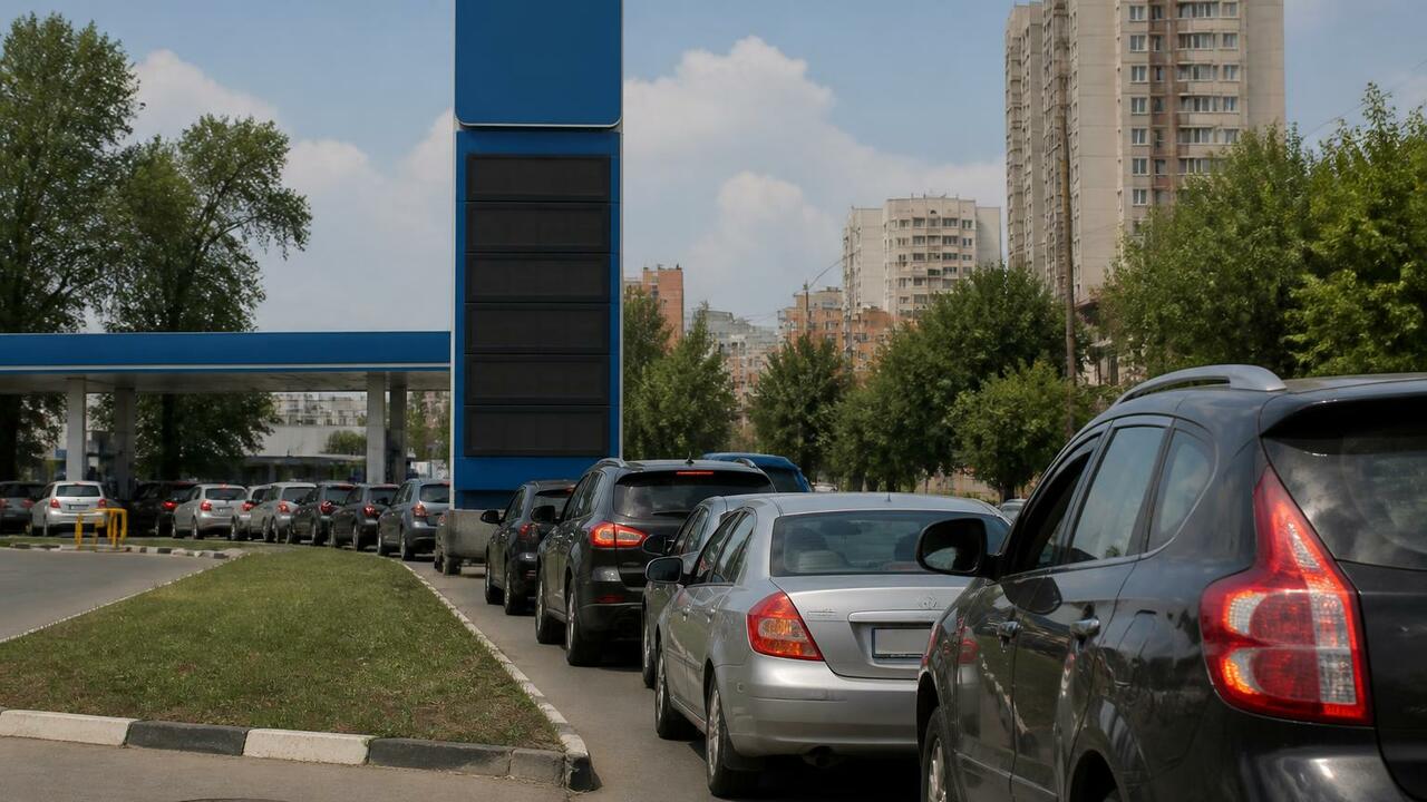 В Архангельске дефицит бензина: на многих АЗС т...