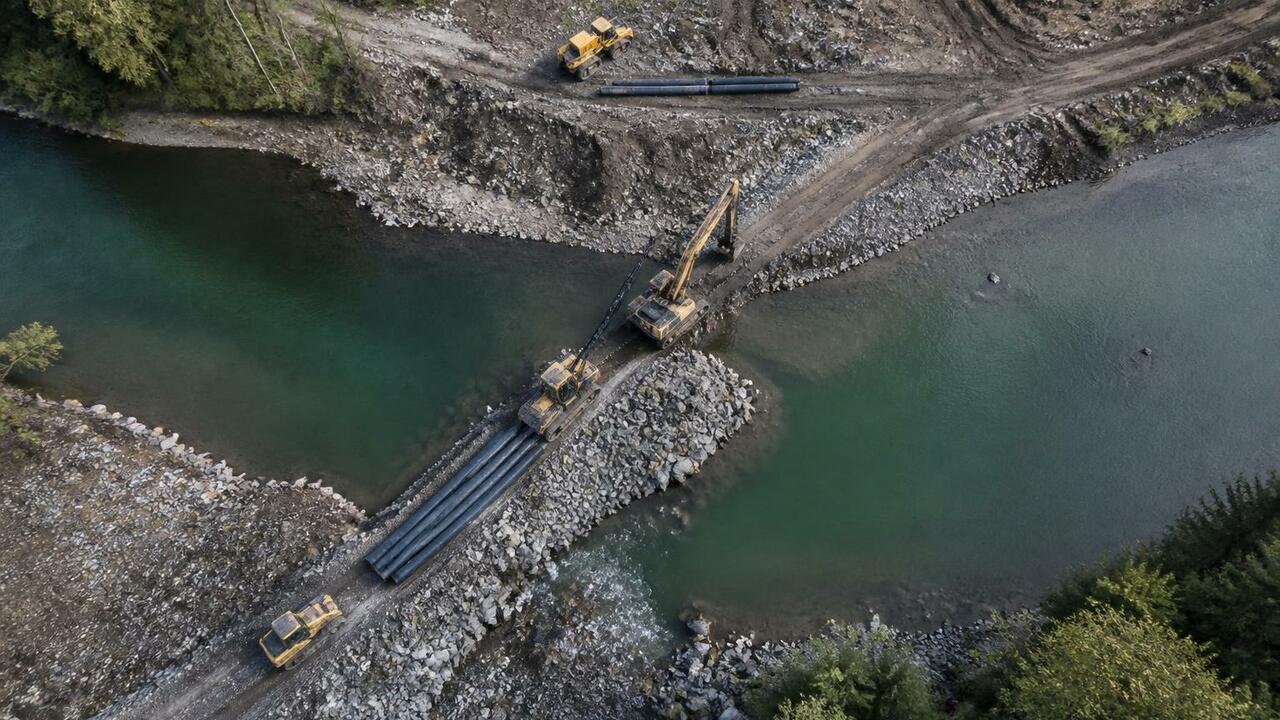 В Архангельске проложили водопровод под руслом реки для 5 тыс. жителей В Архангельске запустили водопровод под руслом ...