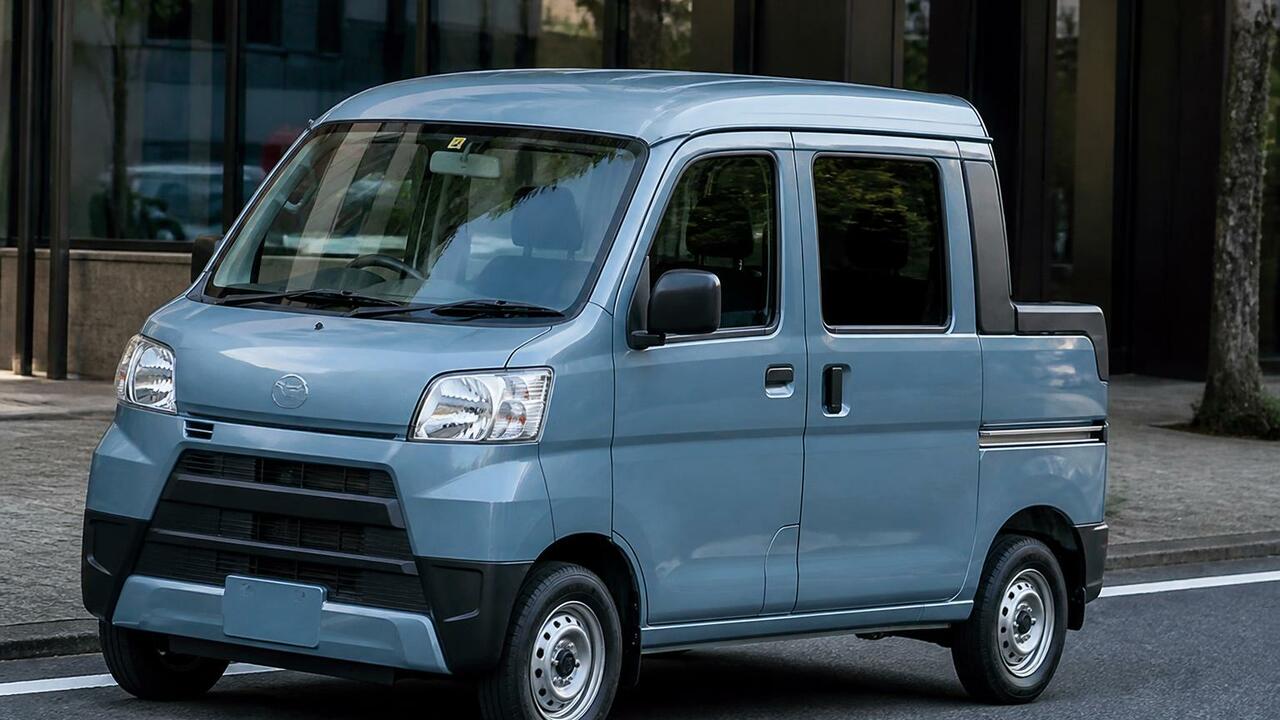 Пикап-фургон «Самурай»: миниатюрный японец на четыре места Daihatsu Hijet DeckVan 1998 года — миниатюрный ...
