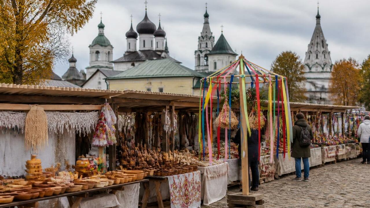 В Каргополе к 880-летию города прошла ярмарка н...