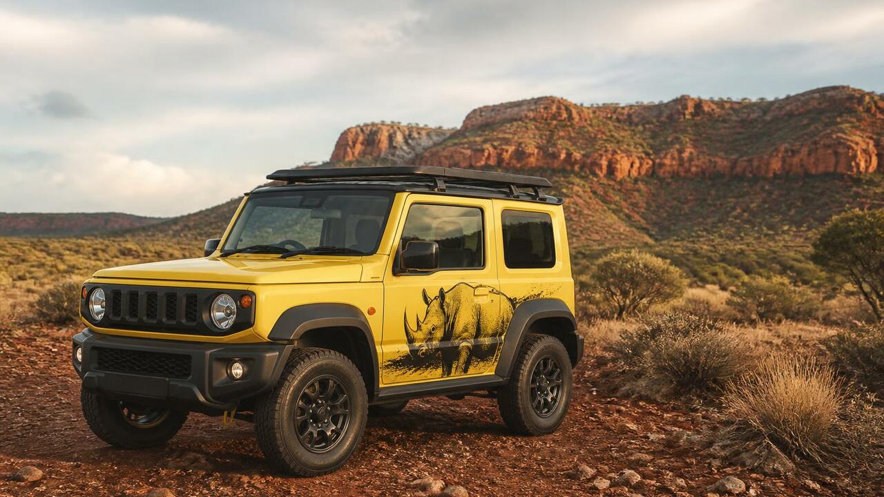 Японский внедорожник Suzuki Jimny получил лимитированную серию Rhino Компания Suzuki представила лимитированную сери...