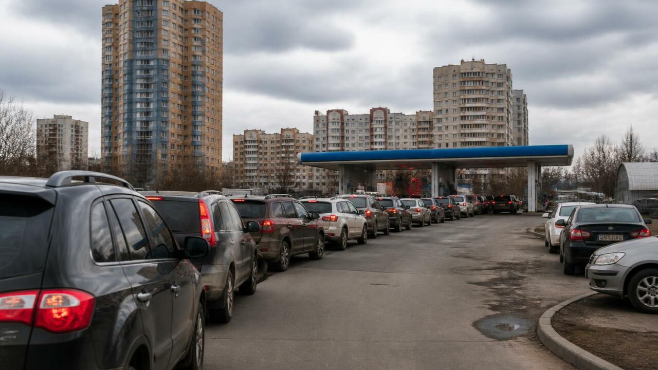 Очереди на заправках в Архангельске: дефицит бензина не отступает В Архангельске продолжаются очереди на заправка...