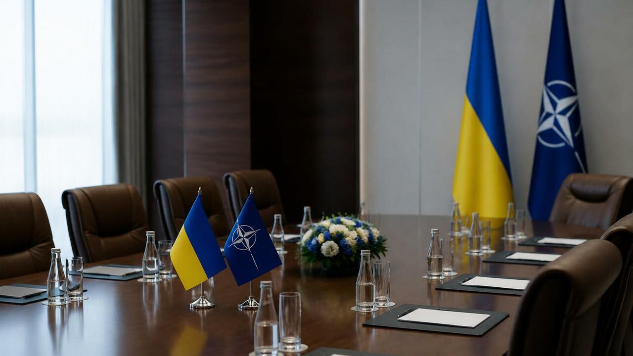 Владимир Зеленский на саммите НАТО в Анкаре вно...