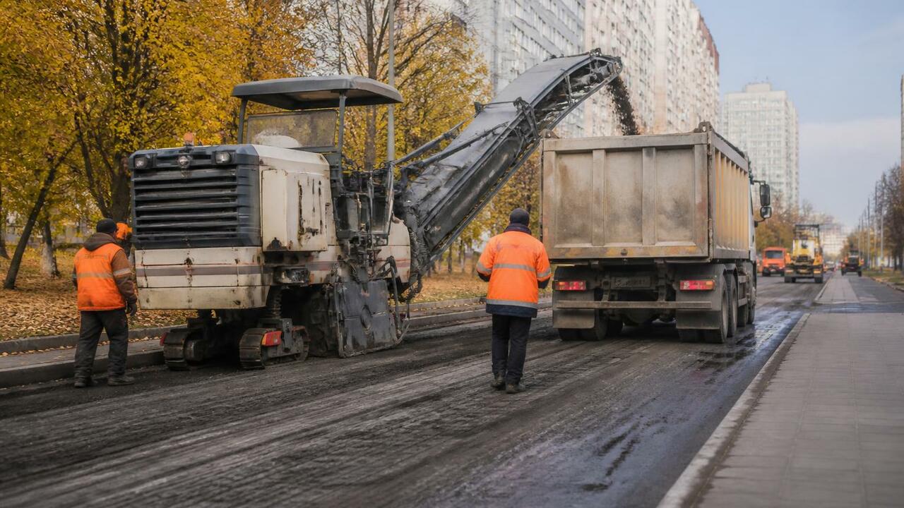 В Северодвинске начался ремонт дороги на улице ...