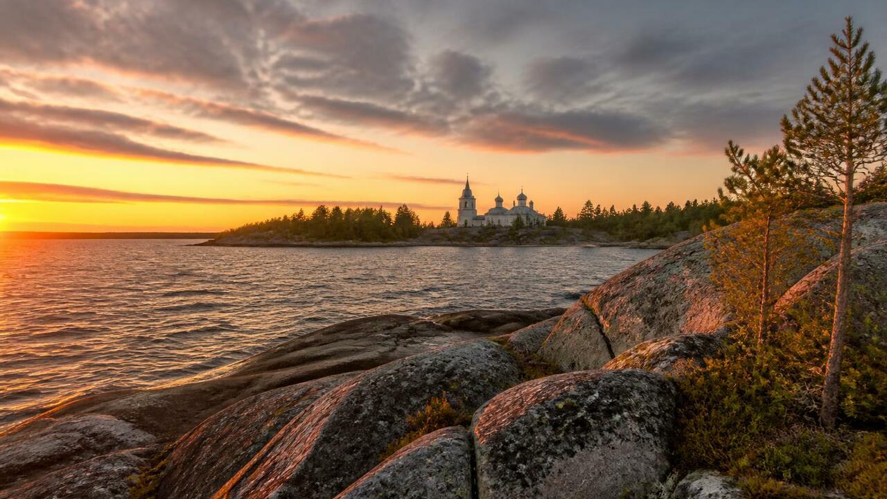 Путешествие на Кий-остров в Белом море: деревян...