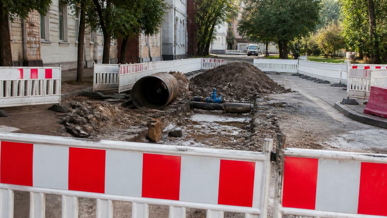 В Архангельске из-за аварии на теплосетях перек...
