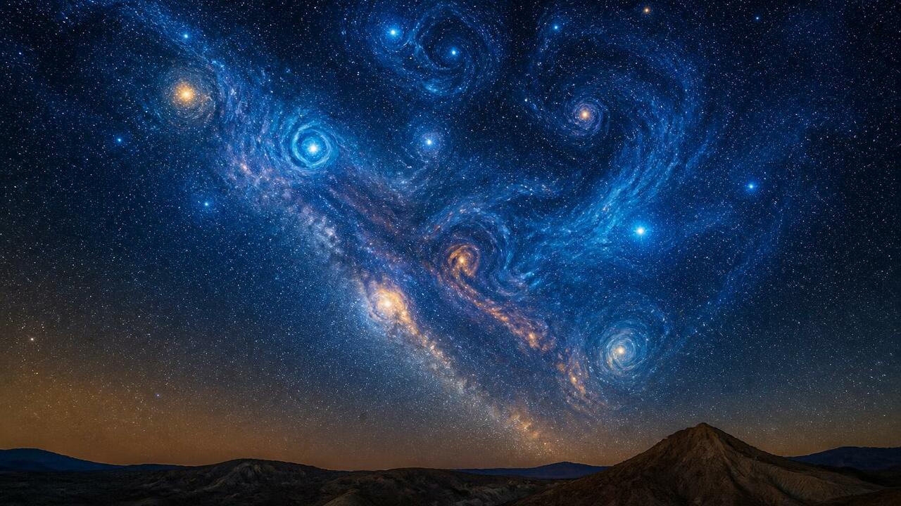 DECam запечатлела туманность NGC 6729 и скоплен...