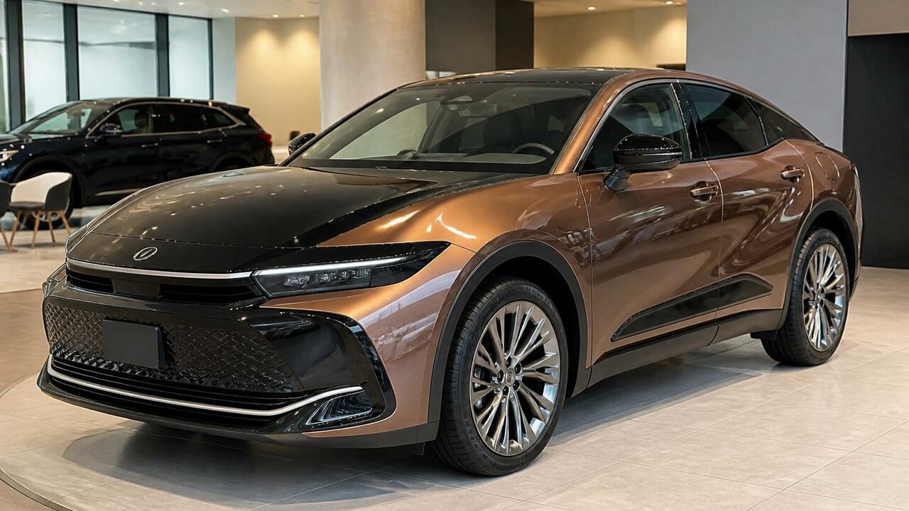 Toyota показала обновленный кроссовер Crown Toyota представила обновленный кроссовер Crown ...
