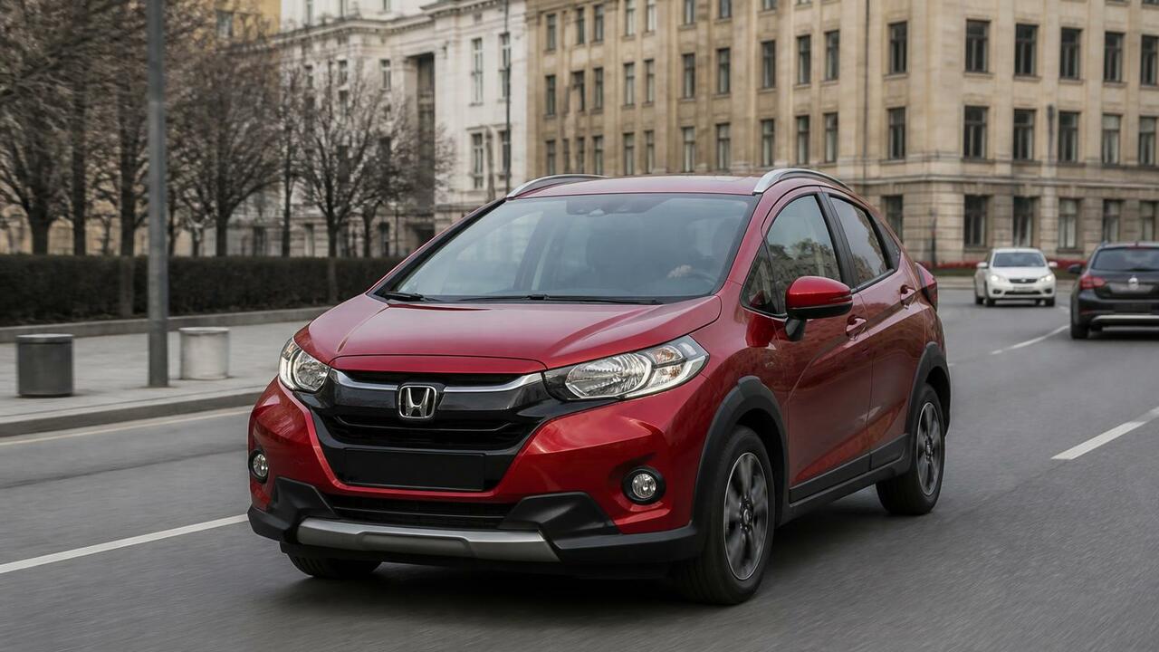 Компактный кроссовер Honda WR-V с японского рын...