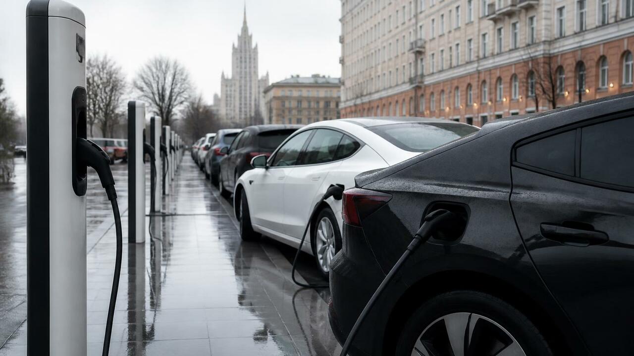 Электромобили завоевывают рынок РФ: доля EV превысила 12% Суммарная доля электромобилей в России превысил...