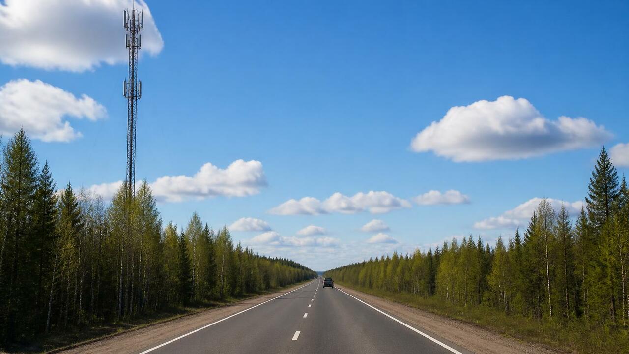 МТС расширила LTE-покрытие на трассе М-8 в Арха...