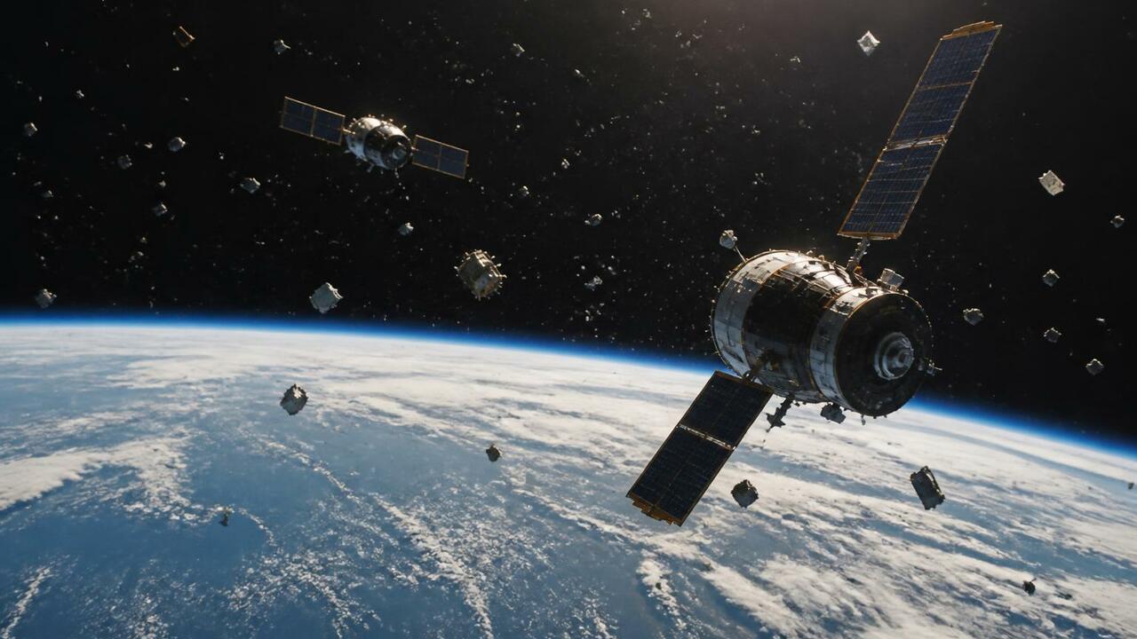 Космические группировки грозят обернуться неуправляемым мусором Ученый Хью Льюис из Университета Бирмингема выя...