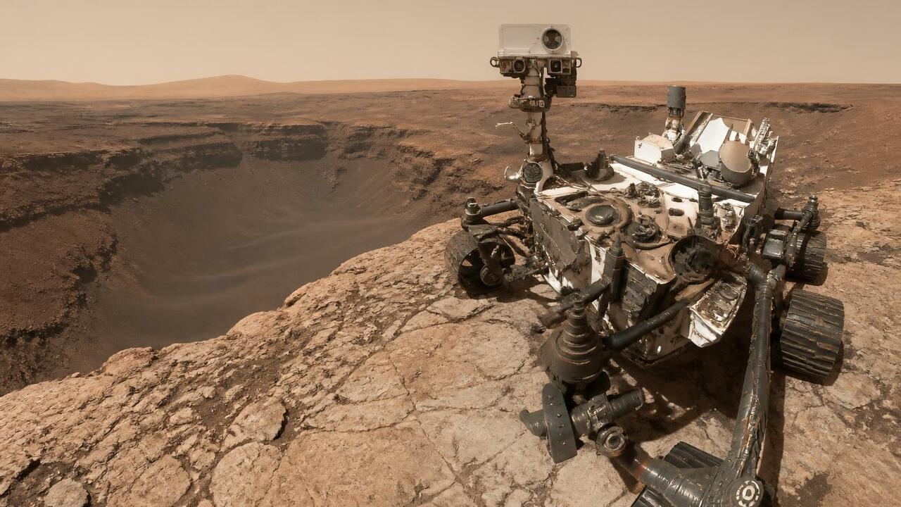 Марсоход NASA Perseverance в 2025 году нашел на...