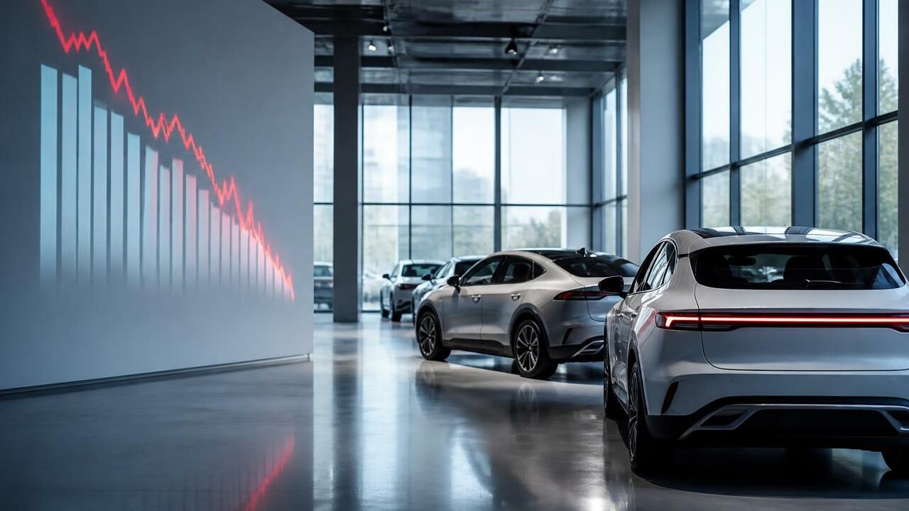 Китайский авторынок лихорадит: продажи рухнули на 21% Китайский авторынок столкнулся с обвалом продаж...