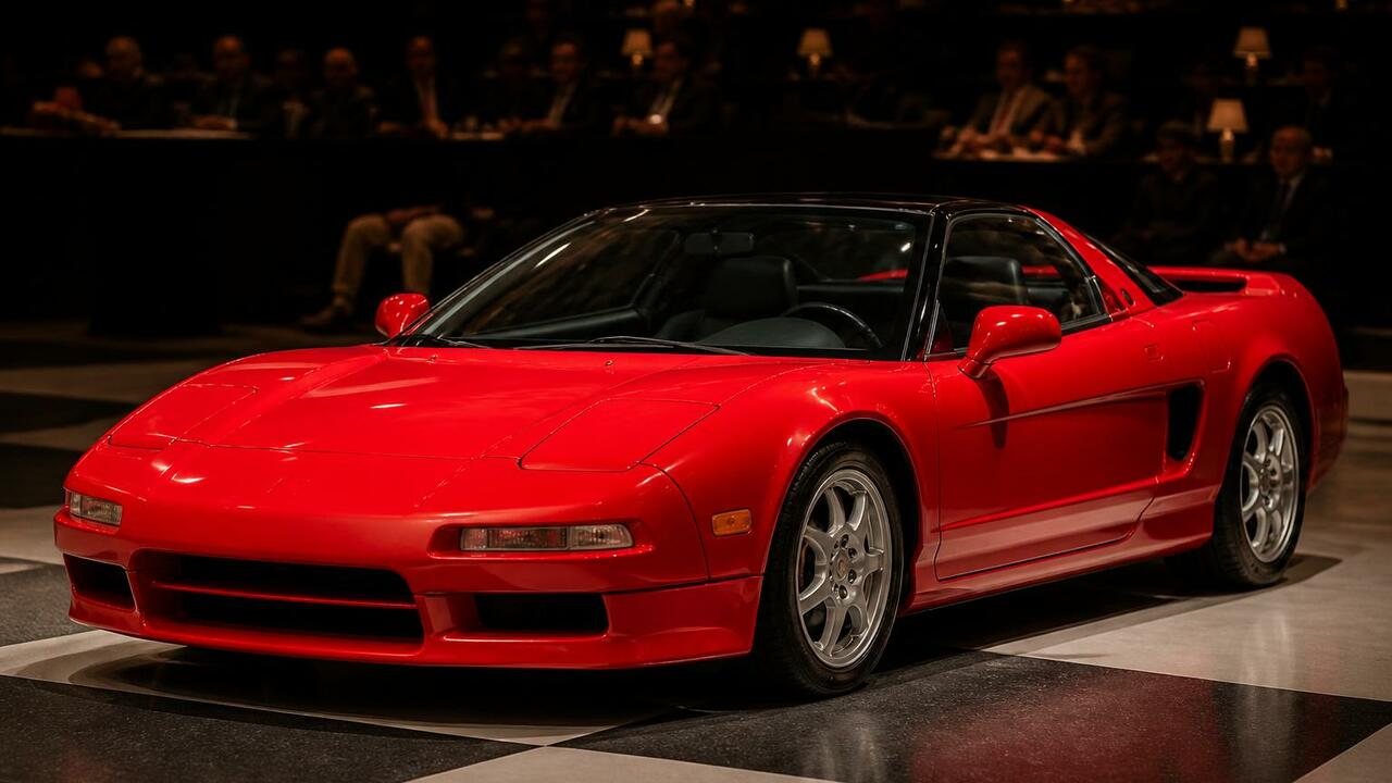 Легендарный спорткар Honda NSX, принадлежавший ...