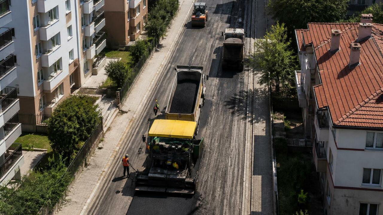 Чиновники архгорадмина оценили ход ремонта доро...