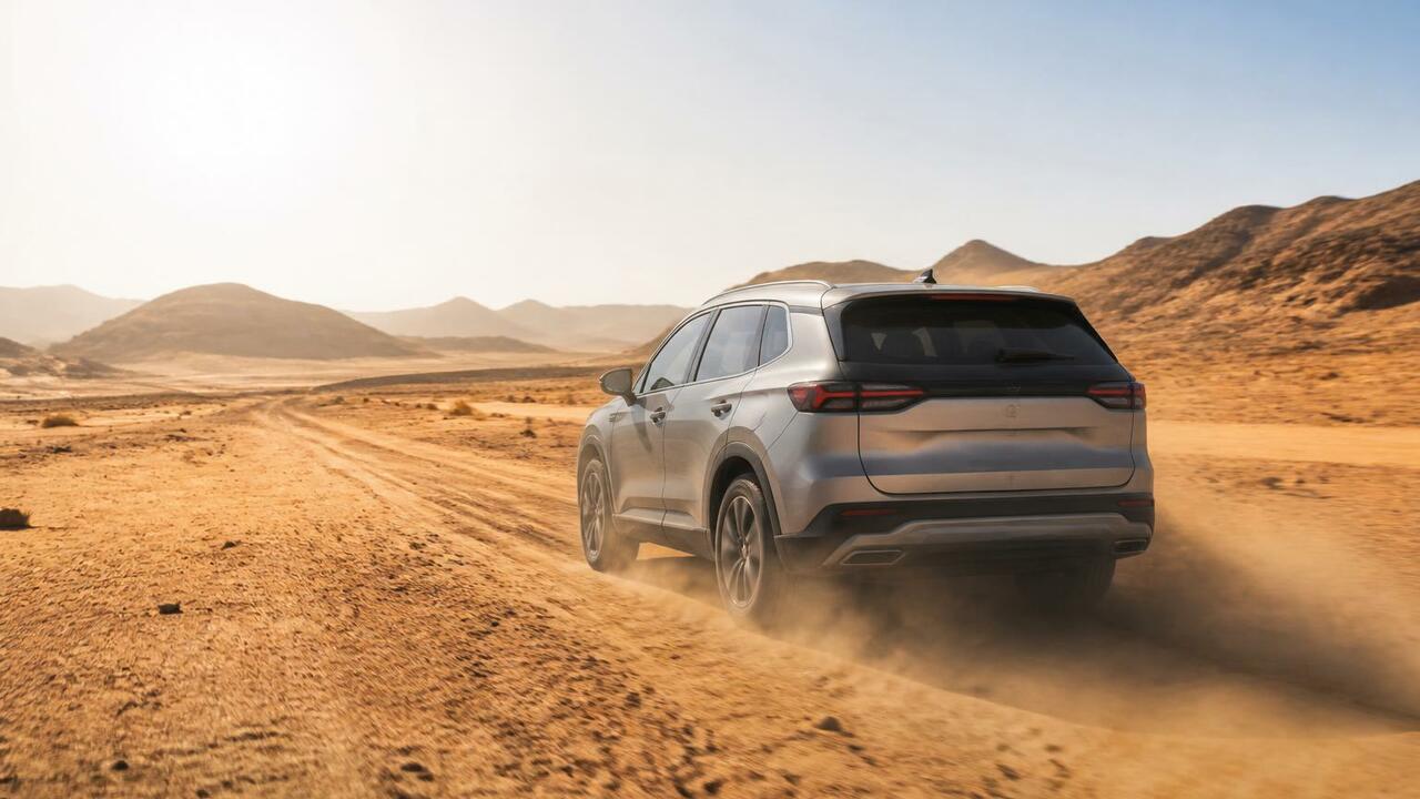Geely провела испытания гибридного кроссовера G...