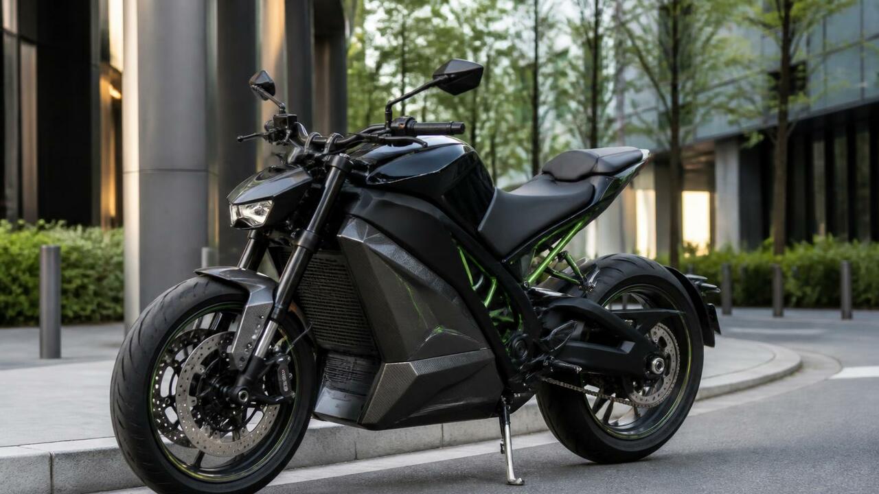 Kawasaki вернула электрический спортбайк Ninja ...