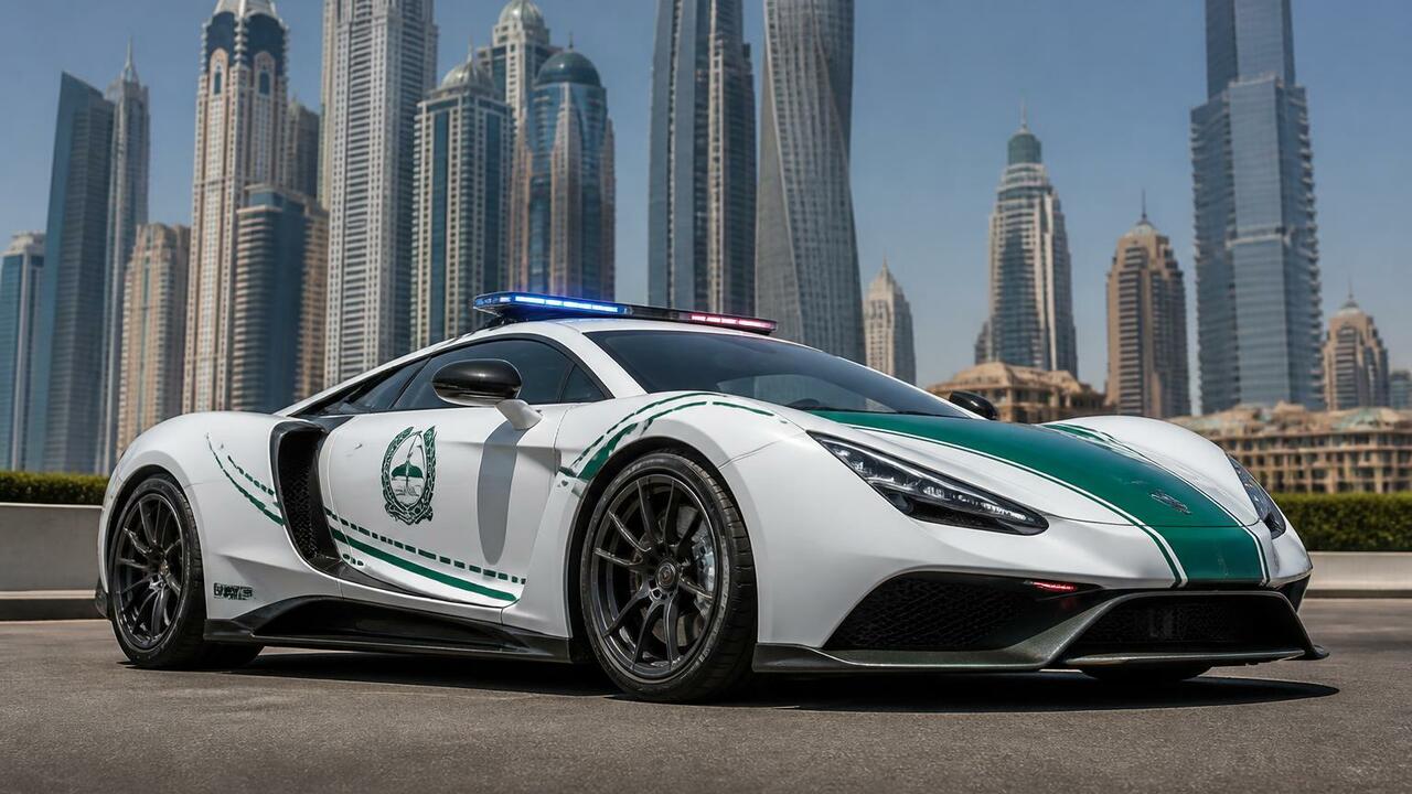 Полиция Дубая получила тюнингованный Ferrari 81...