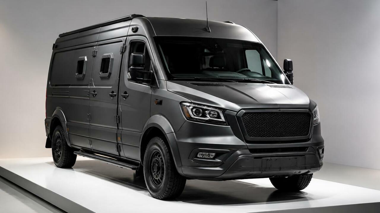 АвтоВАЗ представил бронированный фургон SKM M9 с защитой от пуль АвтоВАЗ представил бронированный фургон SKM M9 ...