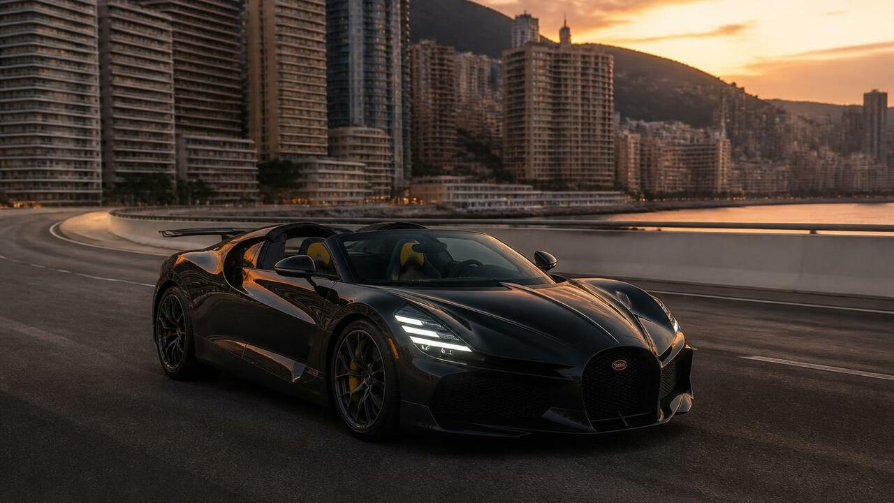 В России зарегистрирован гиперкар Bugatti W16 M...
