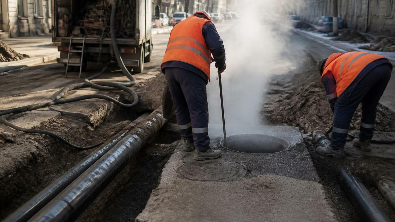 В Архангельске из-за ремонта тепломагистрали на...