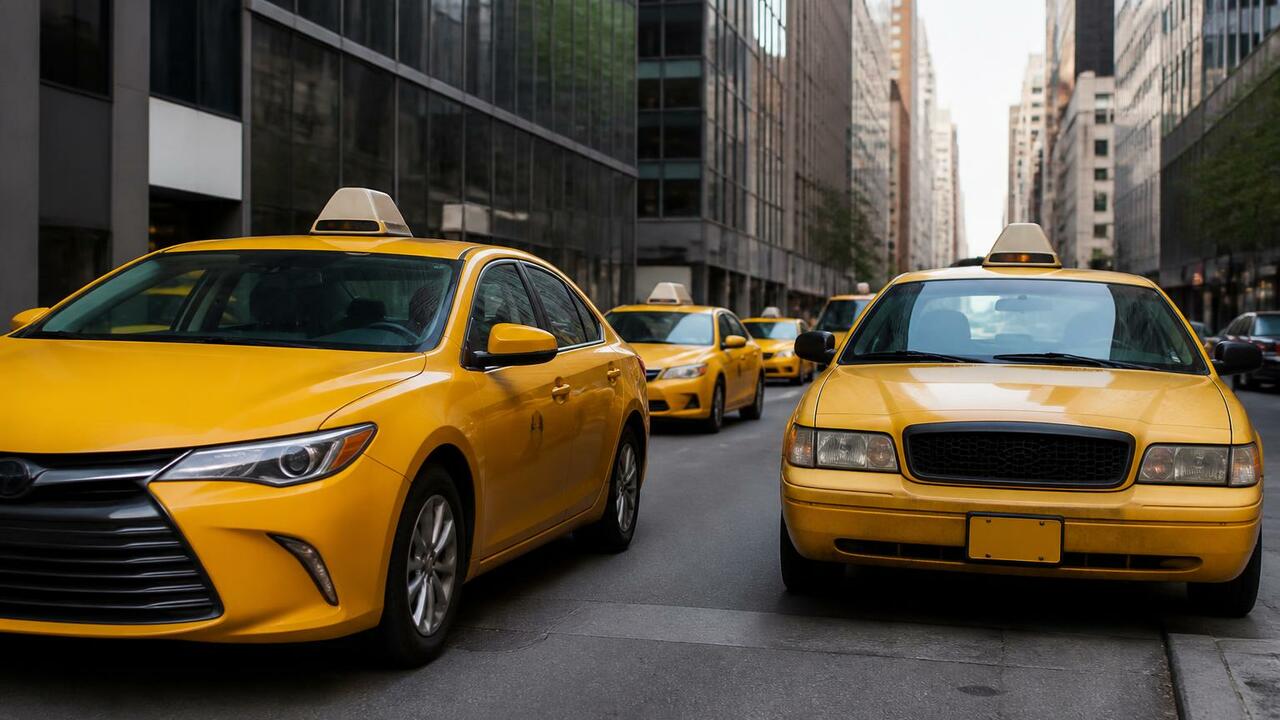 Таксопарки не спешат обновлять автопарк из-за д...