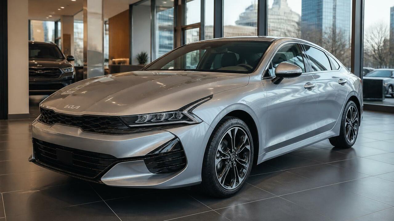 В Москве начались продажи гибридного Kia K5 202...
