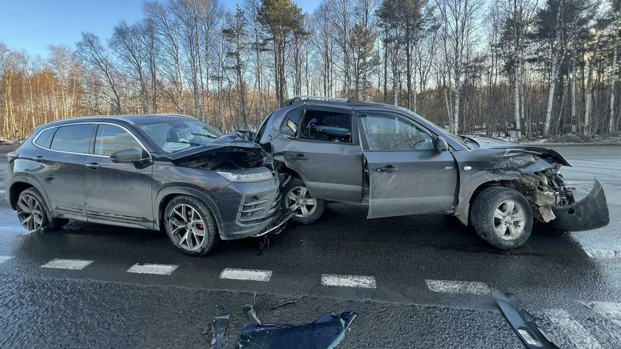 На подъезде к Северодвинску произошло ДТП с уча...