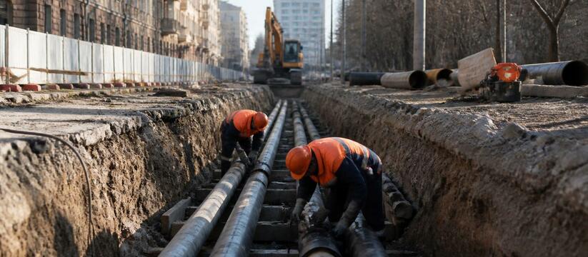 В Архангельске заменят почти 900 метров труб го...
