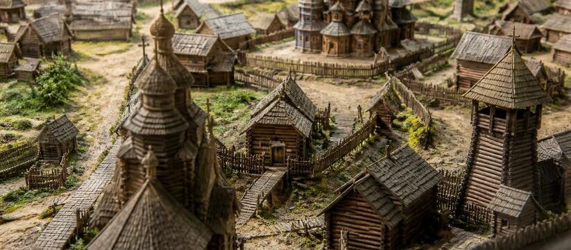 В Архангельске создали большой макет историческ...