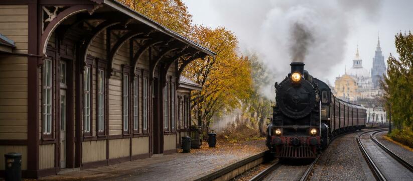 На вокзале Архангельска встретили туристический...