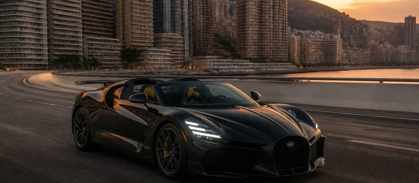 В России зарегистрирован гиперкар Bugatti W16 M...