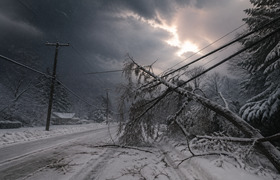 Циклон отключил электричество у пяти тысяч жите...