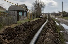 Деревню Ширша подключают к сетевому газу