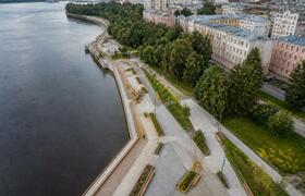 Набережная Зрячева в Северодвинске: первый этап...
