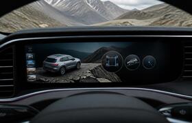 Mitsubishi показала цифровую приборную панель н...