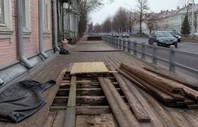 В Соломбале деревянные мостовые отремонтируют з...
