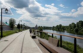 В Сольвычегодске открыли набережную имени Аники...
