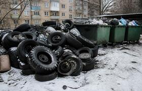 Контейнерную площадку в Северодвинске заваливаю...