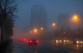 Архангельск вечером 28 сентября затянуло плотны...